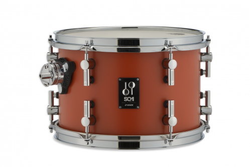 Sonor 16132835 tom tom sq1 1208 TT 12″ x 8″ Satin Copper Brown