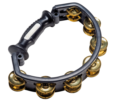 Sonor 90613400 tambourine TBBJ black with Brass Jingles