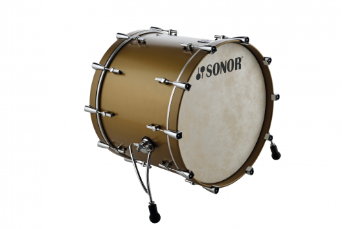 Sonor 16122235 bass Drum sq1 2217 bd NM MH 22″ x 17″ Satin Copper Brown