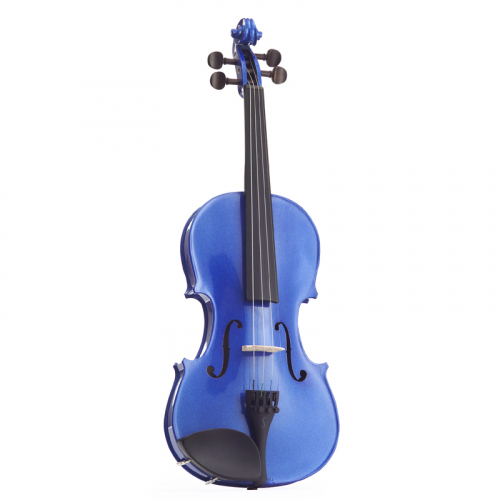 Stentor 1401ABC violin 3/4 HARLEQUIN set blau