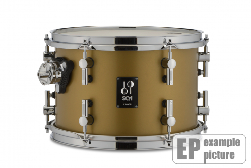 Sonor 16130734 tom tom sq1 0807 TT 8″ x 7″ Satin Gold Metallic