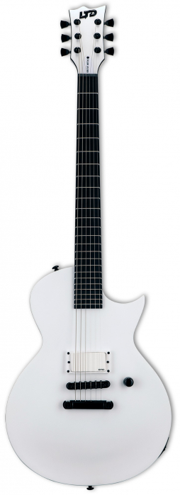 LTD EC Arctic Metal Snow White Satin electric guitar