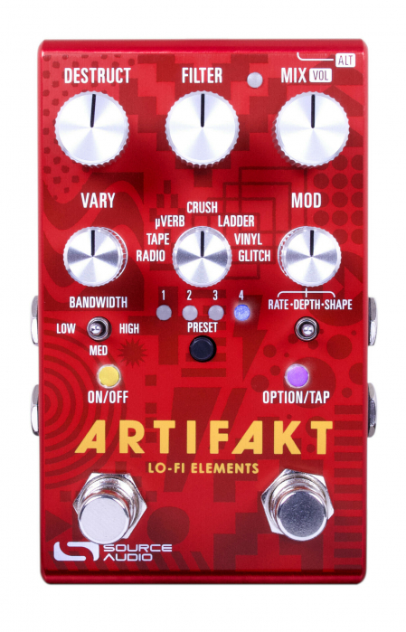 Source Audio SA 280 - Artifakt Lo-fi Elements guitar pedal