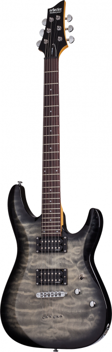 Schecter  C-6 Plus Charcoal Burst  electric guitar