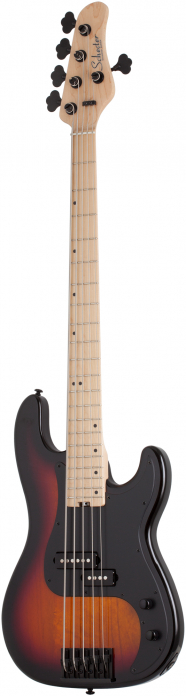 Schecter P-5 3-Tone Sunburst bass guitar