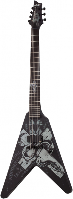 Schecter Signature Chris Howorth V-7 Snake Cross  electric guitar