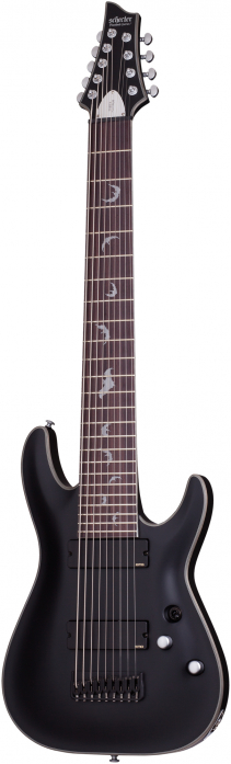 Schecter Damien Platinum-9 Satin Black electric guitar