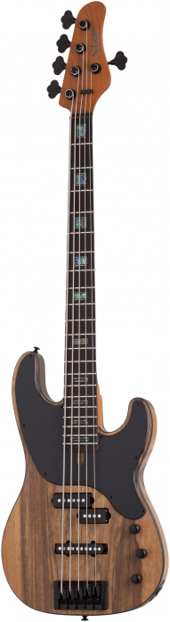 Schecter Model-T 5 Exotic Black Limba bass guitar