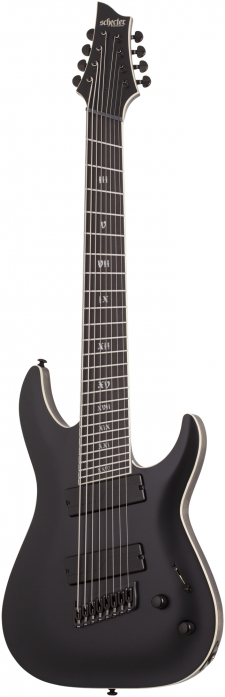 Schecter SLS Elite C-8 Evil Twin, Satin Black   electric guitar
