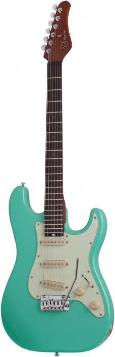 Schecter Signature Nick Johnston Traditional SSS Atomic Green  electric guitar