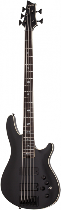 Schecter SLS Elite 5 Evil Twin Satin Black bass guitar