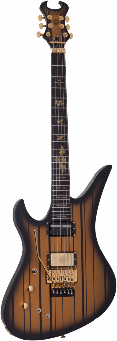Schecter 1744 Signature Synyster Custom FR S Satin Gold Burst gitara elektryczna leworczna