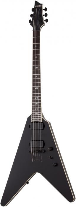 Schecter SLS Elite V-1 Evil Twin Satin Black  electric guitar