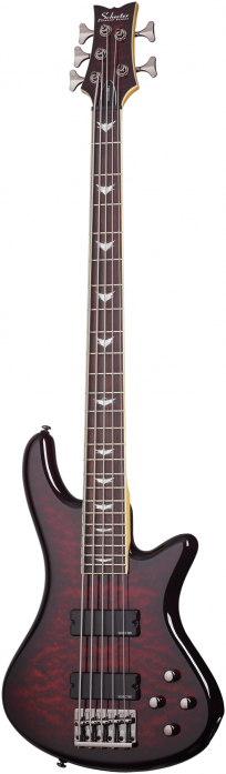 Schecter Stiletto Extreme-5 Black Cherry bass guitar