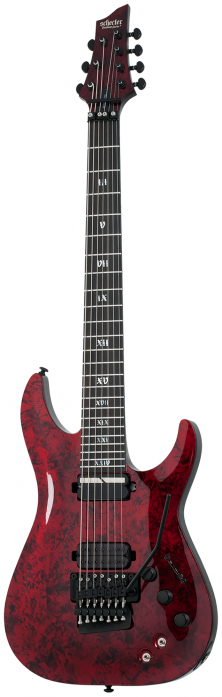 Schecter Apocalypse C-7 FR S Red Reign electric guitar