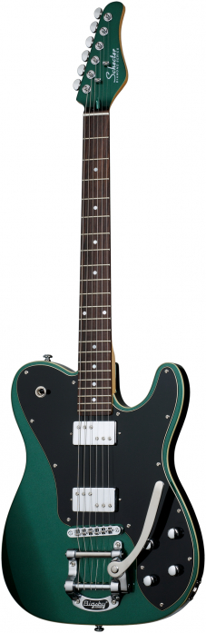 Schecter Vintage PT Fastback II B Dark Emerald Green electric guitar