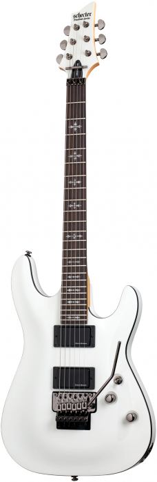 Schecter Demon 6 FR Vintage White electric guitar