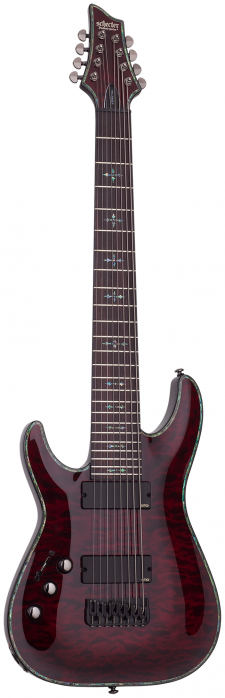 Schecter 133 Hellraiser C-8 Black Cherry gitara elektryczna leworczna