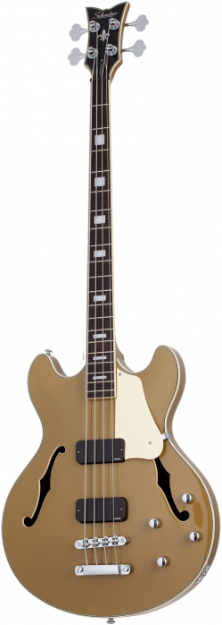 Schecter Corsair Bass  Metallic Gold bass guitar
