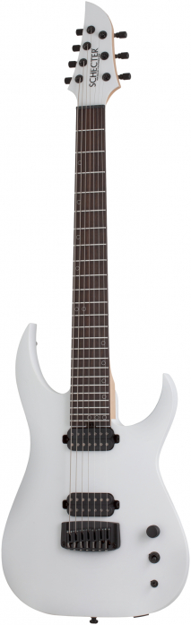 Schecter USA Custom Merrow KM-7 MKIII Stage Snowblind White  electric guitar