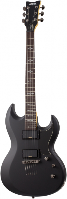 Schecter Demon S-II Aged Black Satin electric guitar