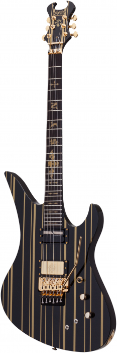 Schecter Signature Synyster Custom FR S Gloss Black/Gold S  electric guitar