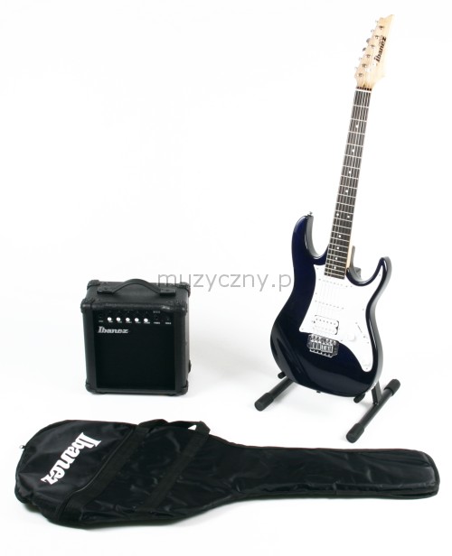 Ibanez GRX-40JU JB electric guitar + amplifier