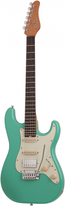Schecter Signature Nick Johnston Traditional HSS Atomic Green electric guitar