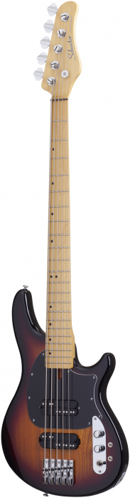 Schecter CV-5 3-Tone Sunburst bass guitar