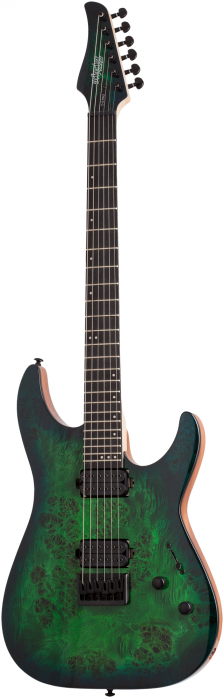 Schecter C-6 Pro Aqua Burst  electric guitar