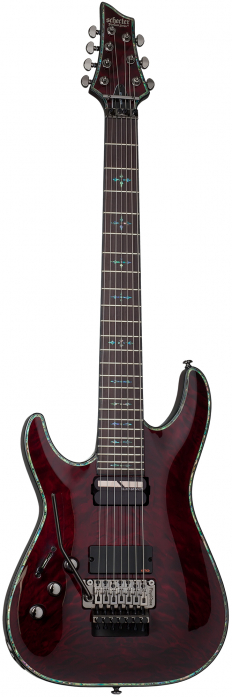 Schecter 1833 Hellraiser C-7 FR S Black Cherry gitara elektryczna leworczna