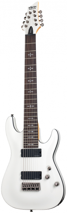 Schecter Demon 8 Vintage White electric guitar