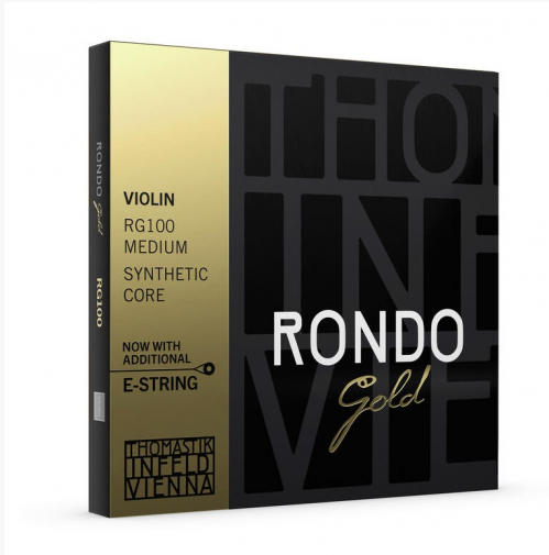 Thomastik Rondo Gold RG100 violin strings set 4/4 medium