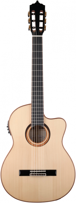 Artesano Nuevo Brillante BS CE Thinline gitara elektro-klasyczna, koncertowa