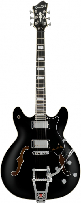 Hagstrom Tremar Viking Deluxe Black Gloss electric guitar