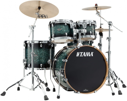 Tama MBS42S-MSL Starclassic Performer Sky Blue Aurora zestaw perkusyjny 22″/10″/12″/16″, Chrome Hardware