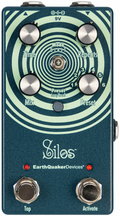 EarthQuaker Devices Silos - Multi-Generational Time Reflection guitar pedal