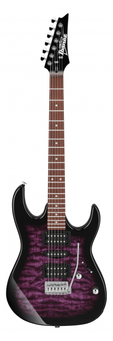 Ibanez GRX70QA-TVT Transparent Violet Sunburst electric guitar