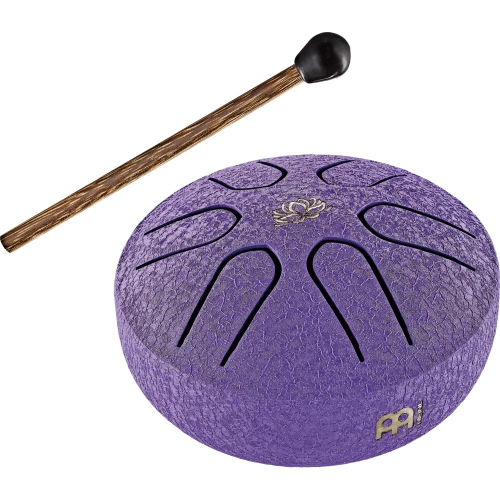 Meinl Sonic Energy PSTD1PLF  Pocket Steel Tongue Drum Lotus Flower Purple A Major