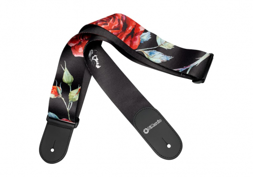 DiMarzio DD 3146 Polyphia Floral Muse Black Standard Strap