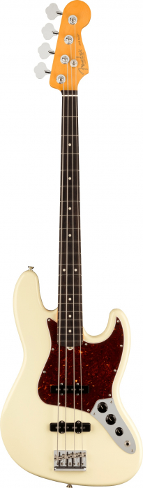 Fender American Professional II Jazz Bass, Rosewood Fingerboard, Olympic White bass guitar