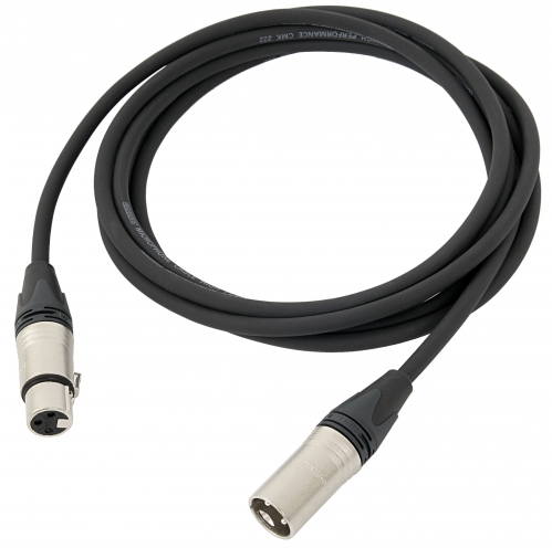 Cordial CXX XLR-F / XLR-M mounted microphone cable 3m Cordial CXX XLR-F / XLR-M mounted microphone cable 3m