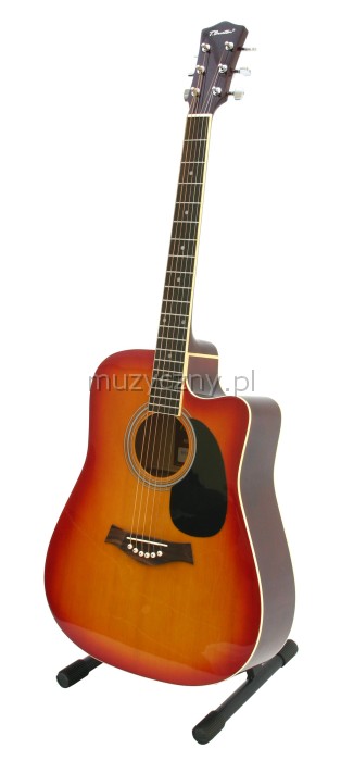 Burton W-0C/CS acoustic guitar cutaway