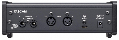 Tascam US-2x2 HR - Interfejs USB Audio, 2 wejcia, 2 wyjcia (oprogramowanie Cubase LE + Sample Tank)