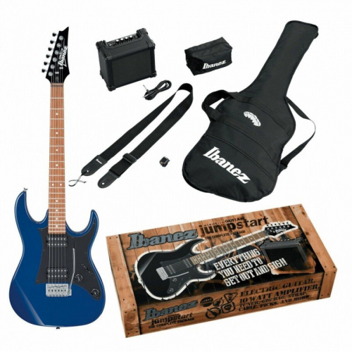 Ibanez IJRX20-BL Jumpstart Starter Set Blue gitara elektryczna + wzmacniacz + pokrowiec + kostki + tuner + pasek B-STOCK