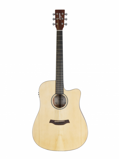 Logan Dreadnought EQ CE gitara elektroakustyczna z cutaway kolor natural (by Miguel Esteva) B-STOCK