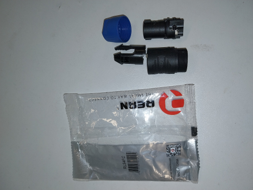 Rean RLS4FC - Z��cze g�o�nikowe z zatrzaskiem na kabel, 4-PIN - WYPRZEDA�