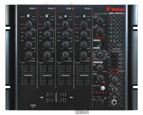 Vestax VMC-004 FXu BLK DJ mixer