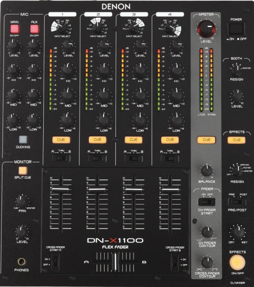 Denon DN-X1100 4-ch DJ mixer ″table top″