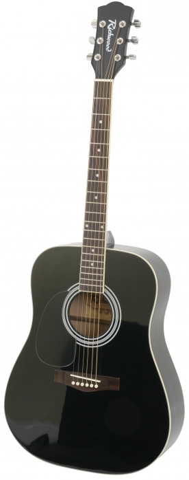 Richwood RD12BK-L acoustic guitar, left-hand